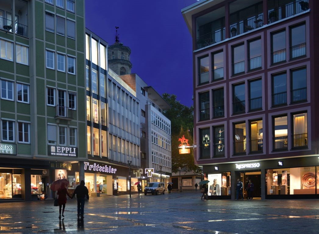 Tritschler Stammhaus am Stuttgarter Marktplatz 